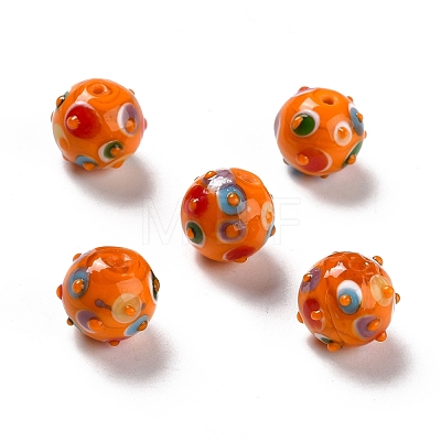 Handmade Lampwork Beads LAMP-F022-03D-1