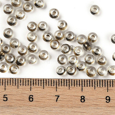 Transparent Inside Colours Glass Seed Beads SEED-A032-04M-1