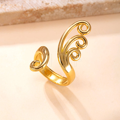 304 Stainless Steel Cuff Open Rings WG1A940-01-1