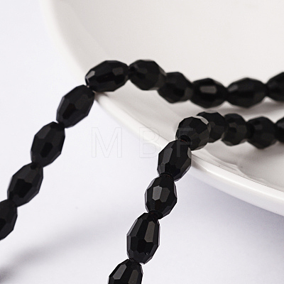 Faceted Glass Beads Strands X-GC891Y-3-1