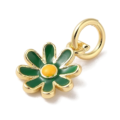 Brass Enamel Charms KK-L216-006G-03-1