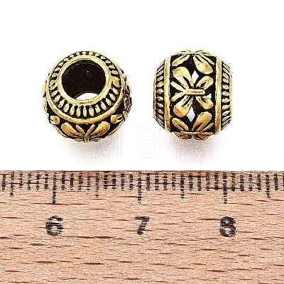 Tibetan Style Alloy European Beads FIND-Q121-10AG-1