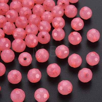 Transparent Acrylic Beads TACR-S154-62E-03-1