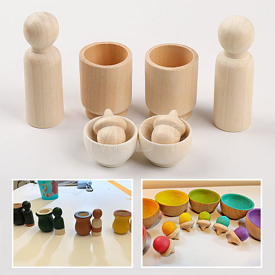 Wooden Jar Sets PW-WG96316-01-1