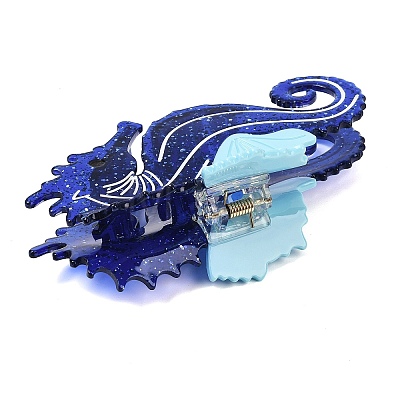 Cellulose Acetate(Resin) Claw Hair Clips OHAR-C014-01C-1