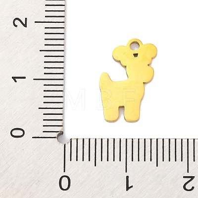 Christmas Theme 201 Stainless Steel Charms LS-STAS-Q015-13G-05-1