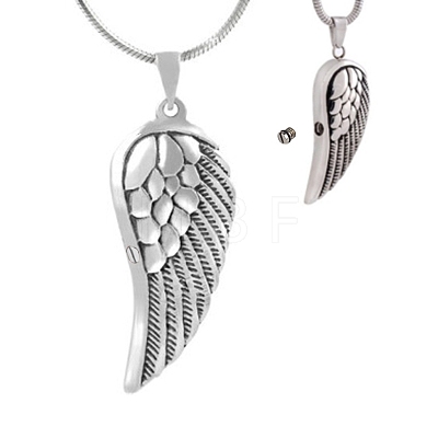 Stainless Steel Pendant Necklaces PW-WG83127-01-1