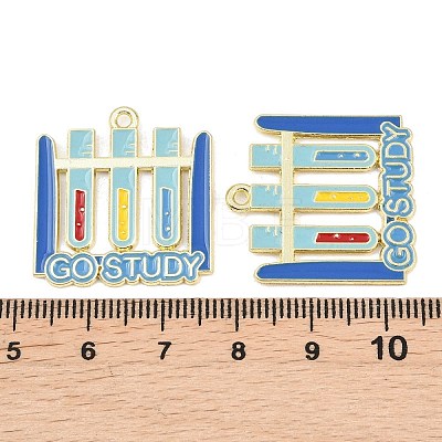 Alloy Enamel Pendants ENAM-L055-01F-02-1
