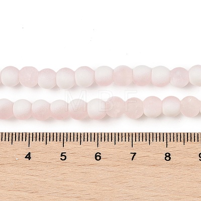 Frosted Crackle Glass Beads X1-GLAA-U001-8mm-M12-1