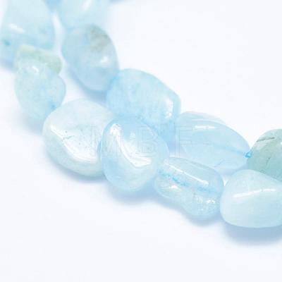 Natural Aquamarine Beads Strands G-K203-46-1