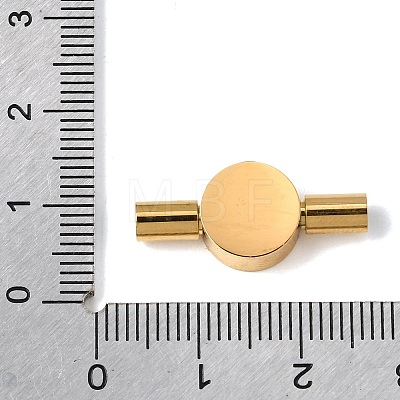 12Pcs 304 Stainless Steel Bayonet Clasps STAS-F344-01-1