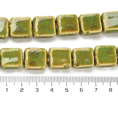 Handmade Porcelain Beads Strands PORC-B002-10-1