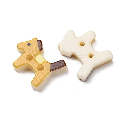2-Hole Opaque Resin Buttons RE-CBAD5A9-31B-1