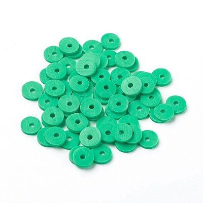 Eco-Friendly Handmade Polymer Clay Beads CLAY-R067-4.0mm-B06-1