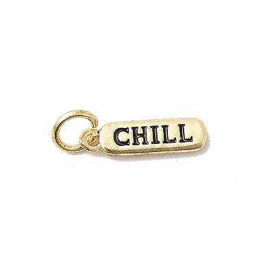 Brass Enamel Charms KK-P338-01G-D01-1