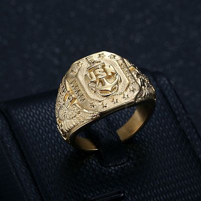 304 Stainless Steel Finger Rings for Men WG95800-04-1