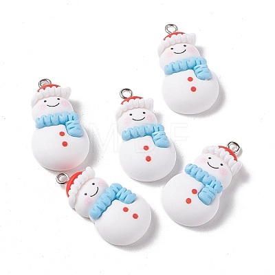 Christmas Theme Opaque Resin Pendants LS-FIND-E025-12-1