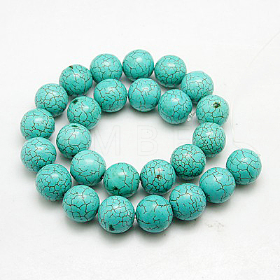 Synthetic Turquoise Beads Strands TURQ-D059-M1-1
