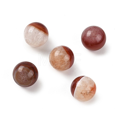Natural Agate Sphere Beads GG-D003-A11-02-1