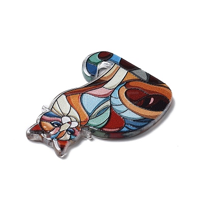 Acrylic Pendants OACR-I016-02D-1