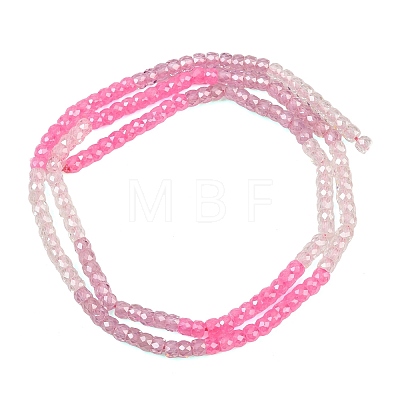 Cubic Zirconia Beads Strands ZIRC-P125-2x3mm-18-1