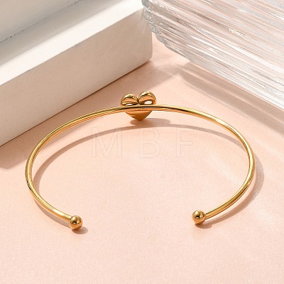 304 Stainless Steel Cuff Bangles STAS-Z108-08G-01-1