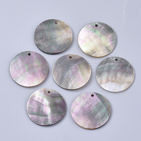 Black Lip Shell Pendants LS-SSHEL-S251-36D-1
