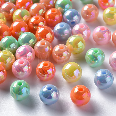 Opaque Acrylic Beads MACR-S370-D10mm-M1-1