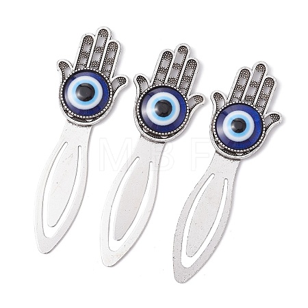 Resin Evil Eye Bookmarks AJEW-JK00273-1