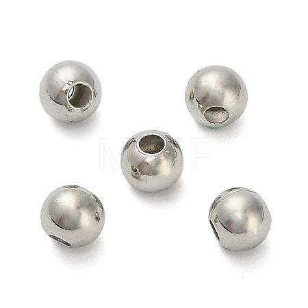 Round Brass Beads KK-A276-02A-P-1