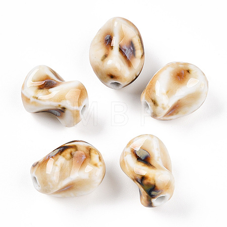 Handmade Porcelain Beads PORC-N008-06Q-1