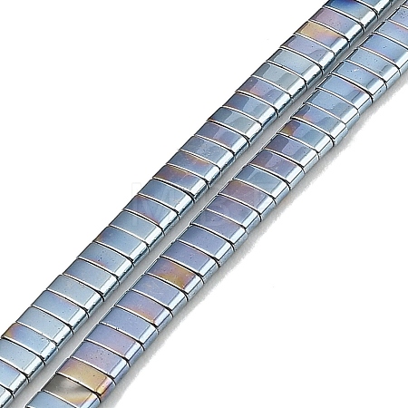 Electroplated Non-magnetic Synthetic Hematite Beads Strands G-G089-A02-10-1