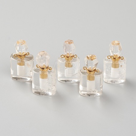 Natural Quartz Crystal Pendants G-H252-E07-1