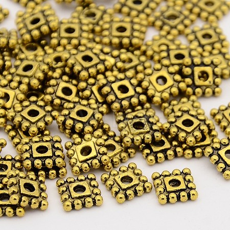 Tibetan Style Spacer Beads TIBEB-00697-AG-NR-1