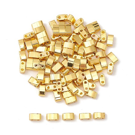 Metallic Colours Glass Seed Beads SEED-YW0002-36A-1