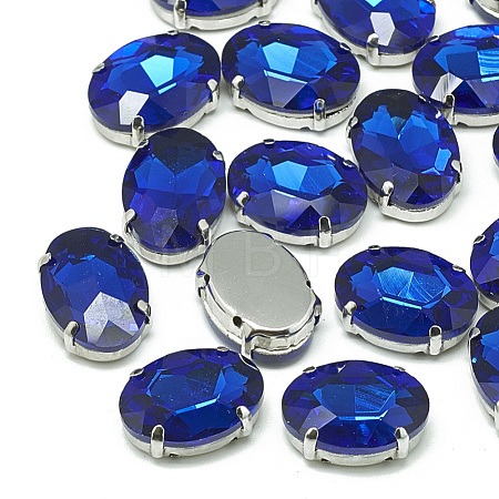 Sew on Rhinestone RGLA-T091-8x10mm-11P-1