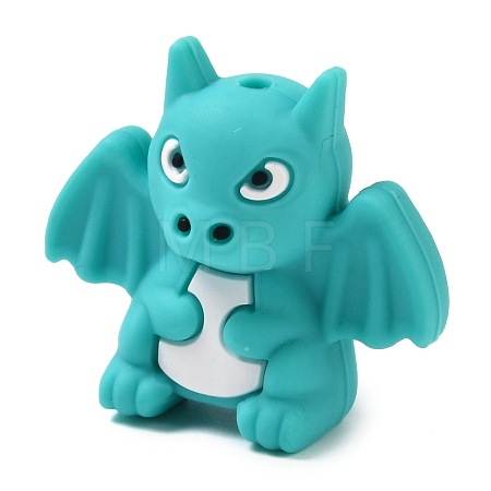 Little Dragon Food Grade Silicone Focal Beads SIL-Q030-29A-1