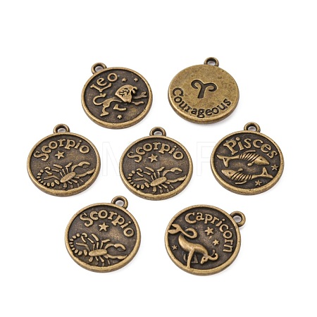 Tibetan Style Pendants X-PALLOY-E196-AB-NF-1