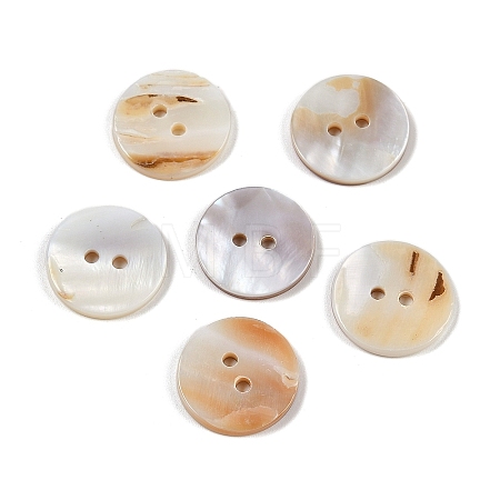 Freshwater Shell Buttons SHEL-K009-04-1