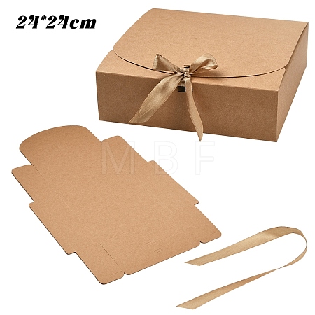 Paper Gift Boxes with Ribbon AJEW-YWC0816-001E-1