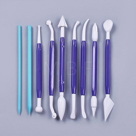 Plastic Clay Tool Sets AJEW-L072-25-1
