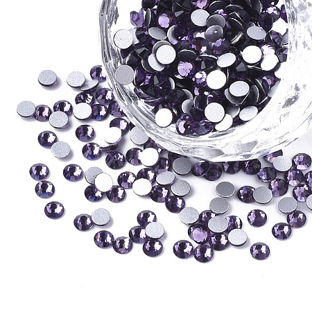 Glass Flat Back Rhinestone Cabochons RGLA-S002-20SS-06-1
