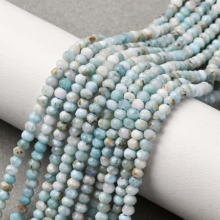 Natural Larimar Beads Strands G-F803-B01-01-1