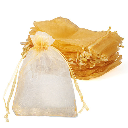 50Pcs Organza Bags Jewellery Storage Pouches Wedding Favour Party Mesh Drawstring Gift OP-TA0001-16C-1