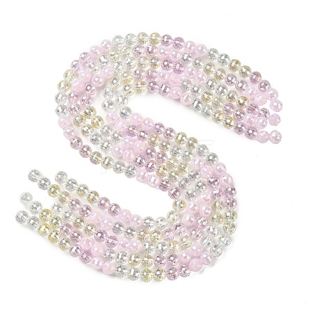Electroplate Glass Beads Strands EGLA-D300-06-8mm-13-1