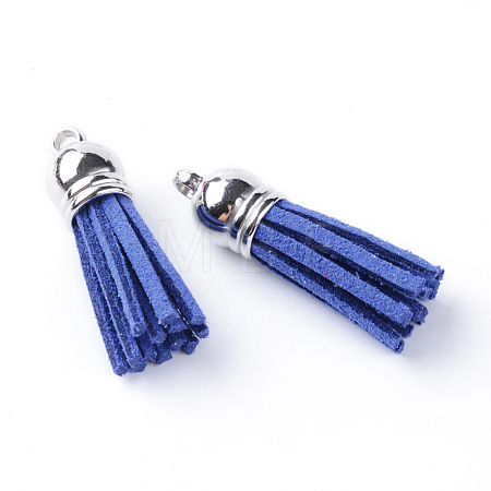 Faux Suede Tassel Pendant Decorations X-FIND-T002-A37-1