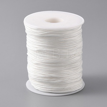 Nylon Braided Cord NWIR-G006-1.5mm-01-WH-1