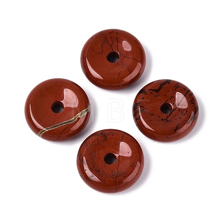 Natural Red Jasper Pendants G-Q601-30B-08-1
