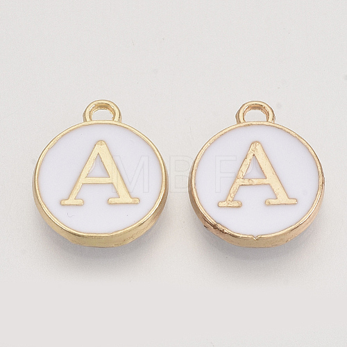 Golden Plated Alloy Charms X-ENAM-S118-01A-1