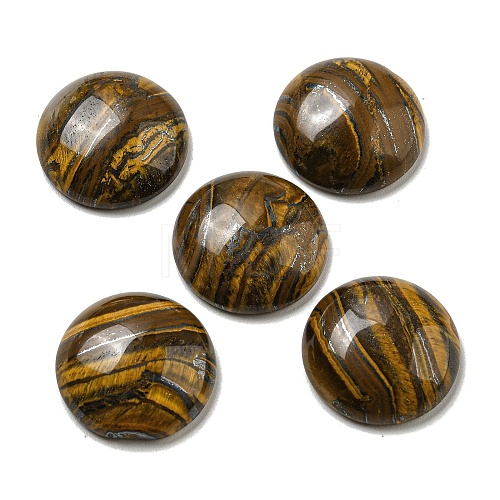 Natural Tiger Iron Cabochons G-C115-02A-34-1